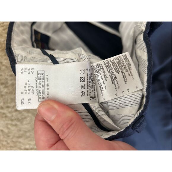 Brooks Brothers 1818 Regent Navy Blue Dress Pants, Size 33 x 30, MSRP $248 - Picture 5 of 7